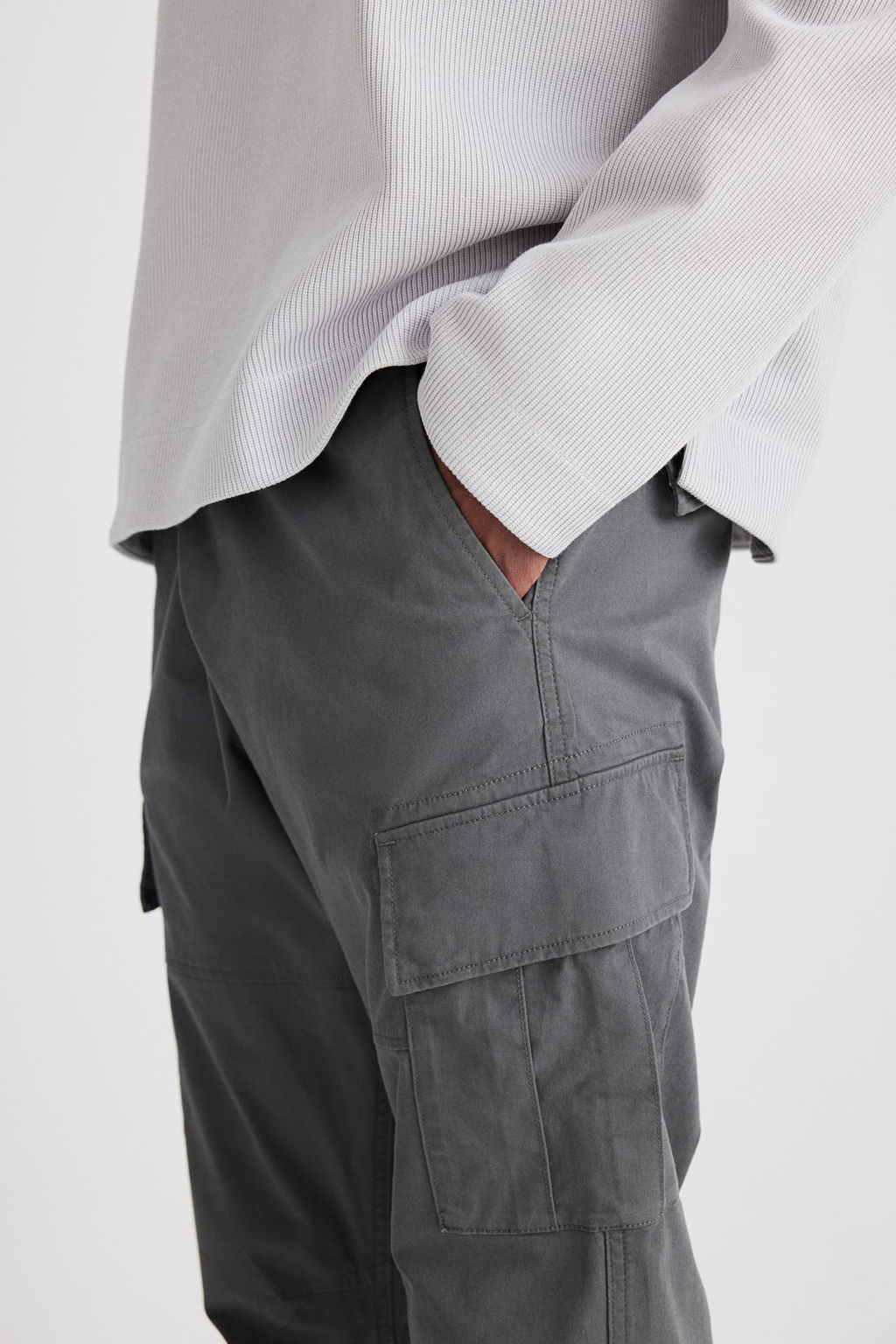 Pantalon cargo Slim Fit - H&m фото 3