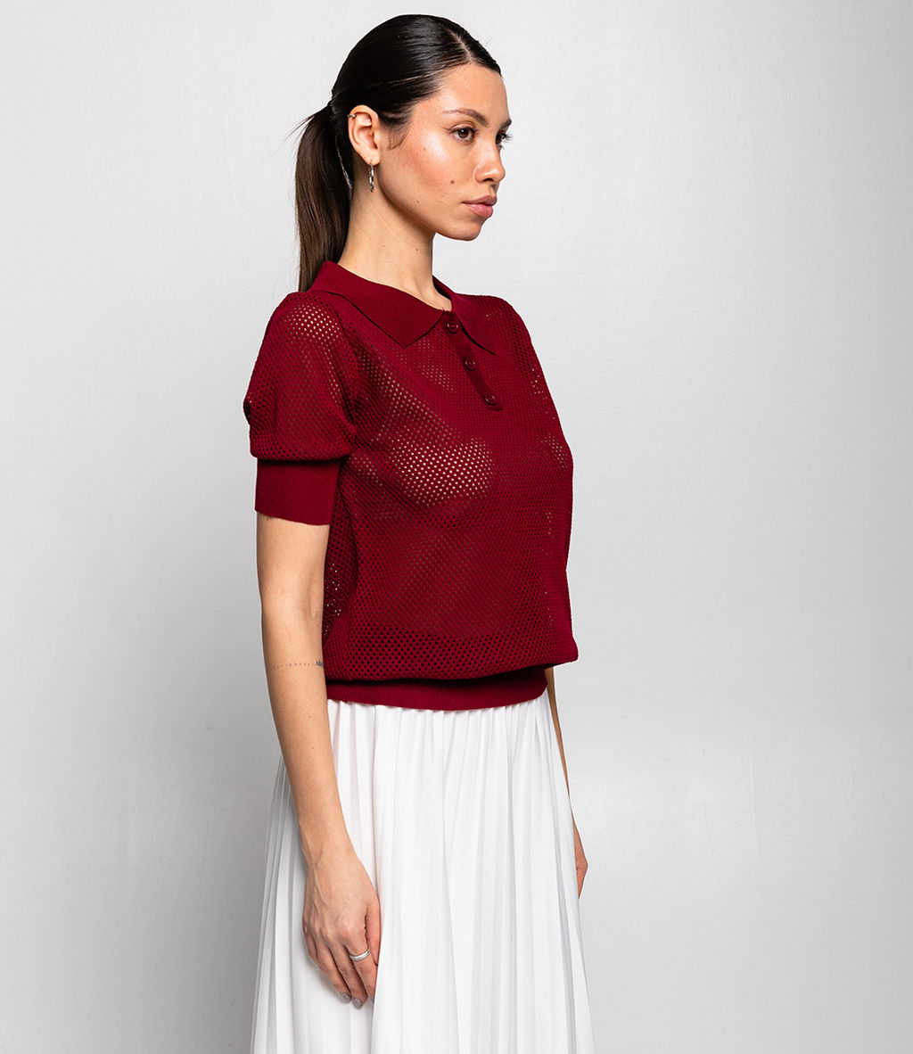 Футболка #КТ82234, бордовый - Dommod фото 3