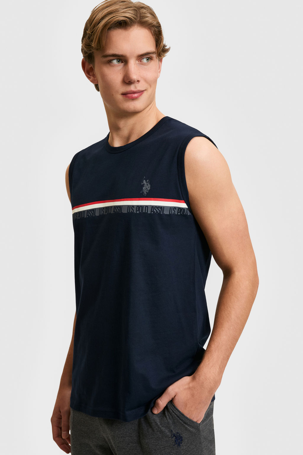 Erkek Lacivert Pijama Tak_m_ - U.s. polo assn фото 3