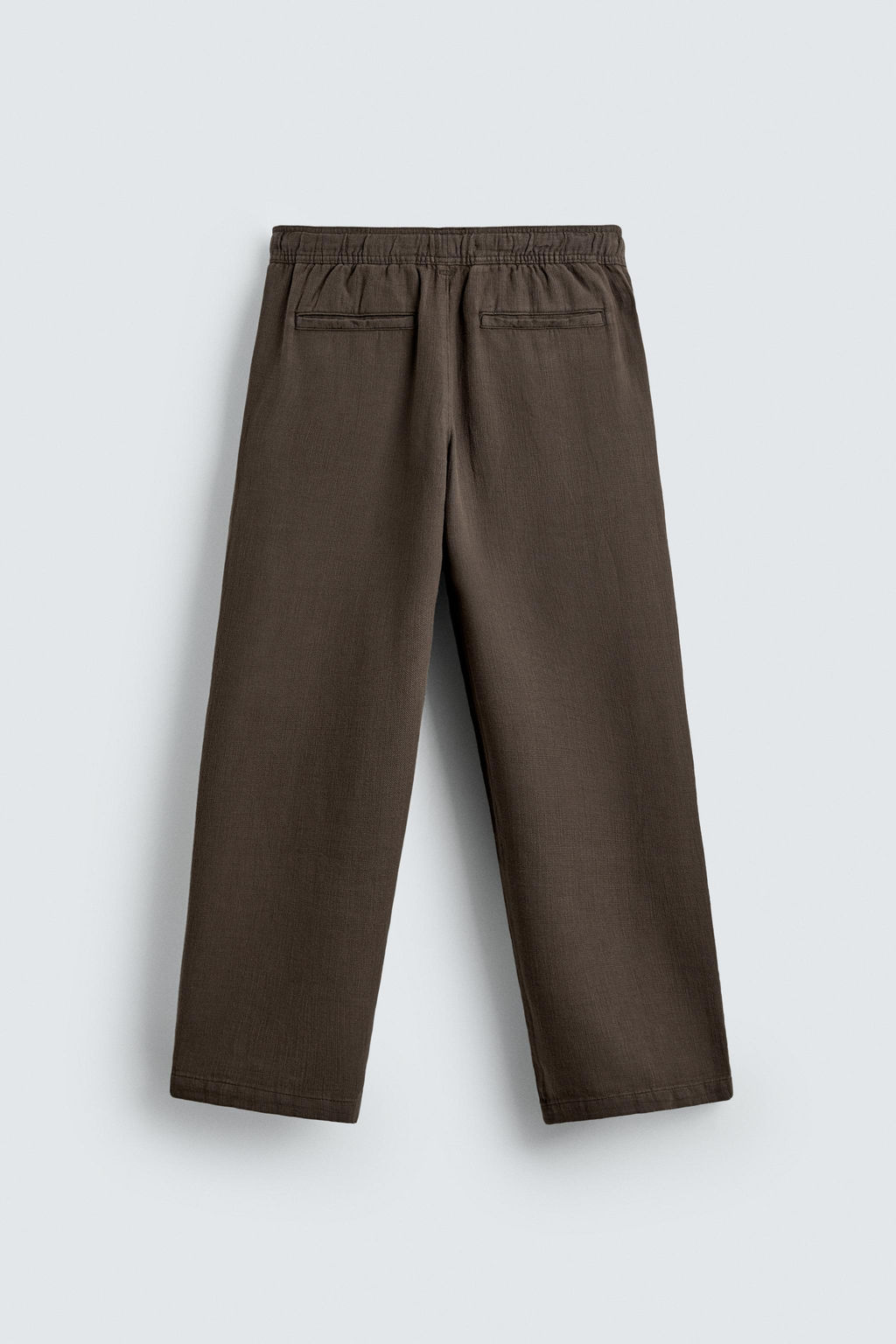 PANTAL?N RELAXED FIT ESTRUCTURA / Marr?n - Zara фото 7