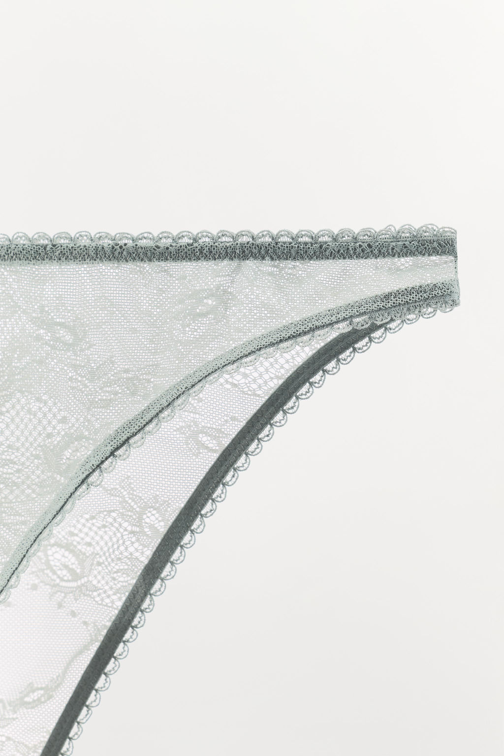 BRAGUITA MESH PUNTILLA / Gris - Zara фото 5