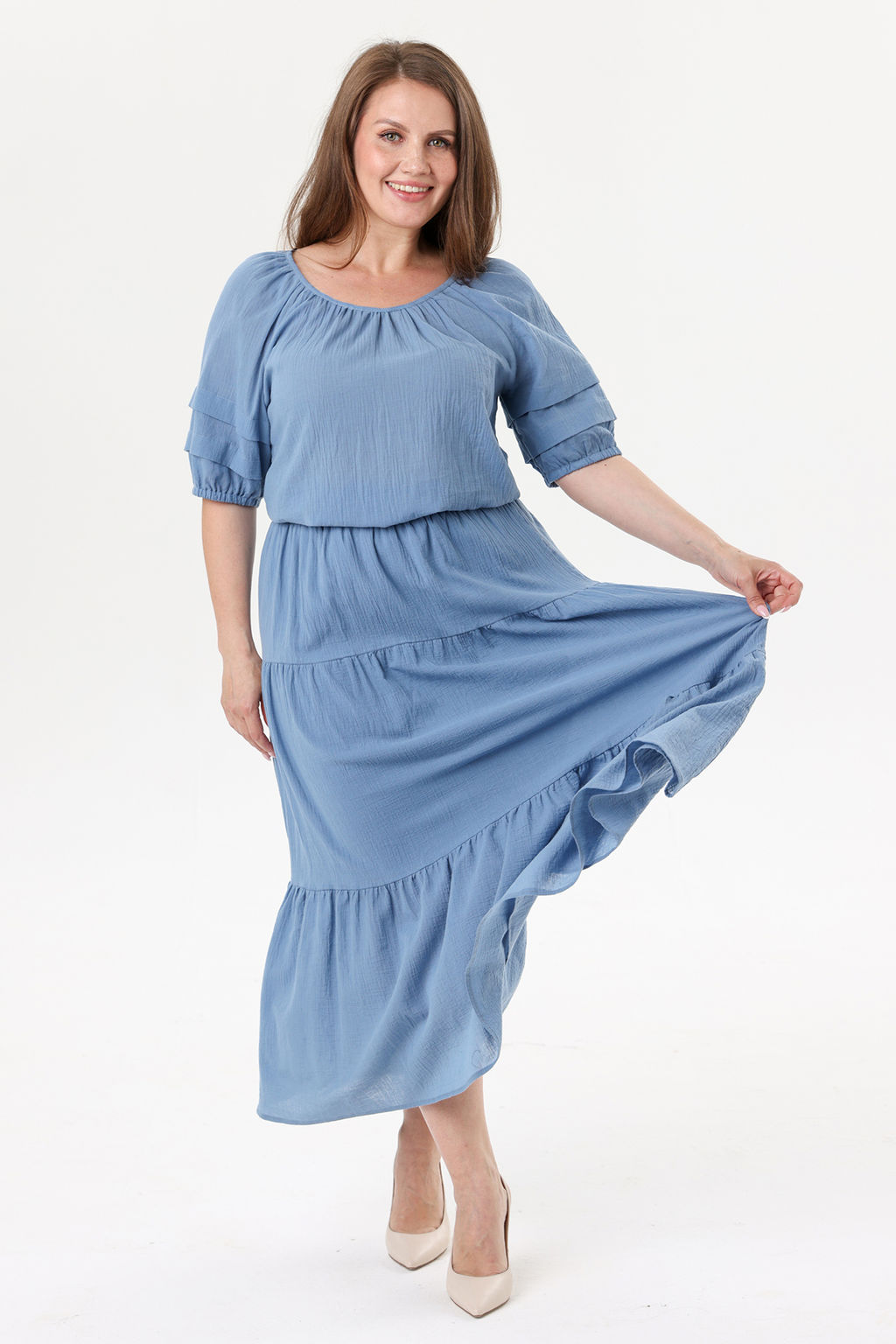 Юбка женская 126/01/Голубой