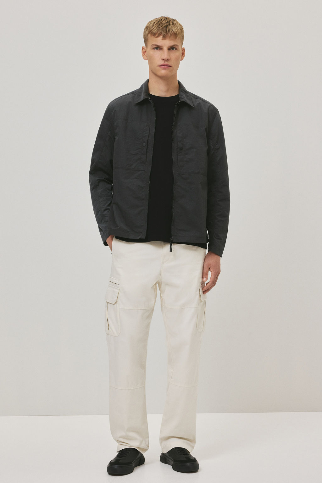 Pantal?n cargo de sarga Regular Fit - H&m фото 4
