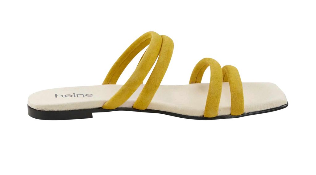 Шлепки, желтые - Heine фото 2