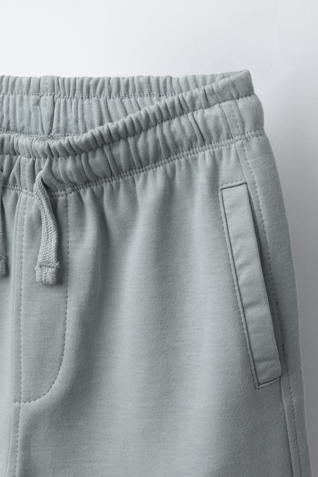 LABEL INTERLOCK T-SHIRT AND BERMUDA SHORTS SET - Zara фото 8