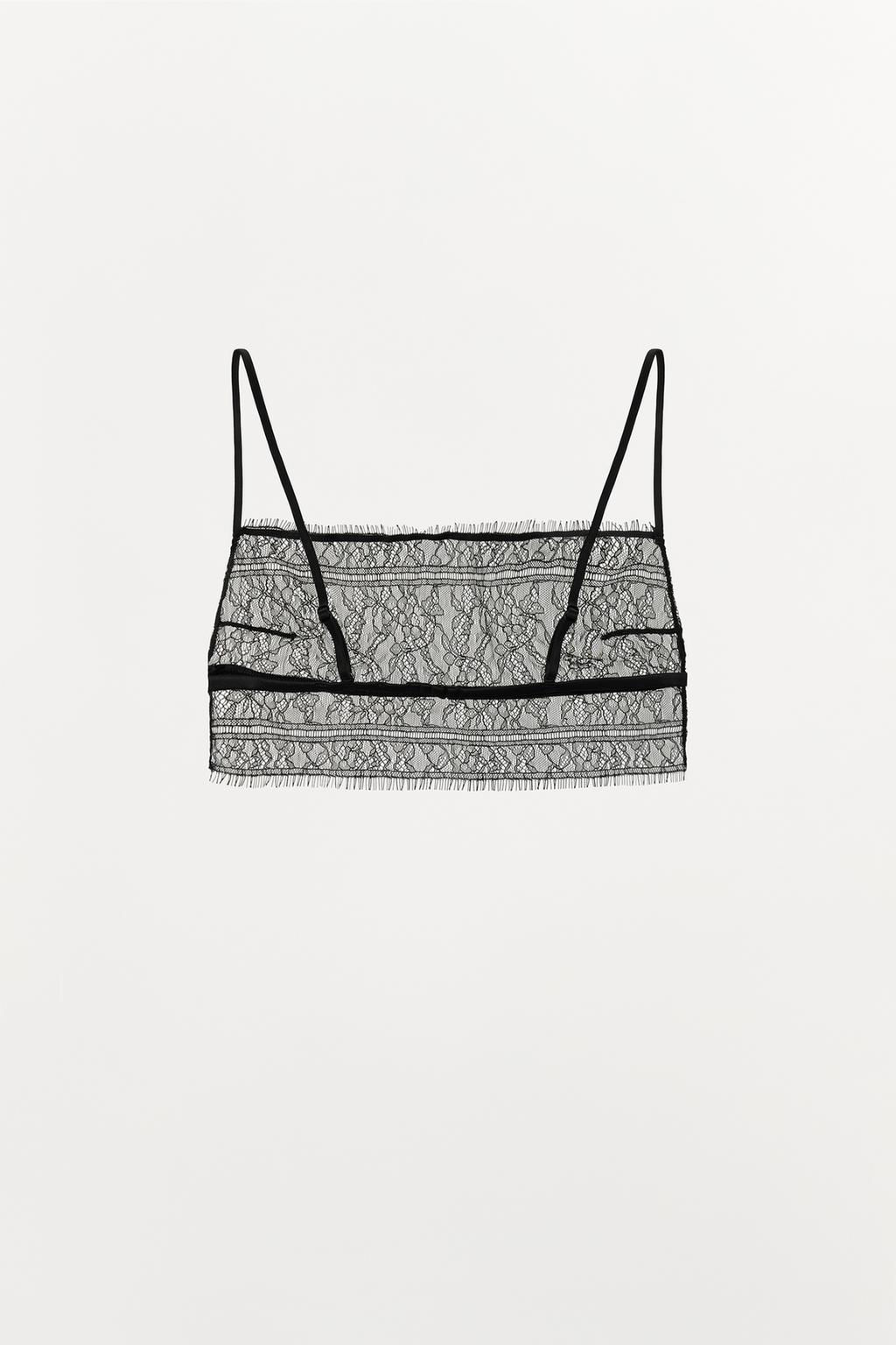 LACE BANDEAU BRALETTE - Zara фото 5