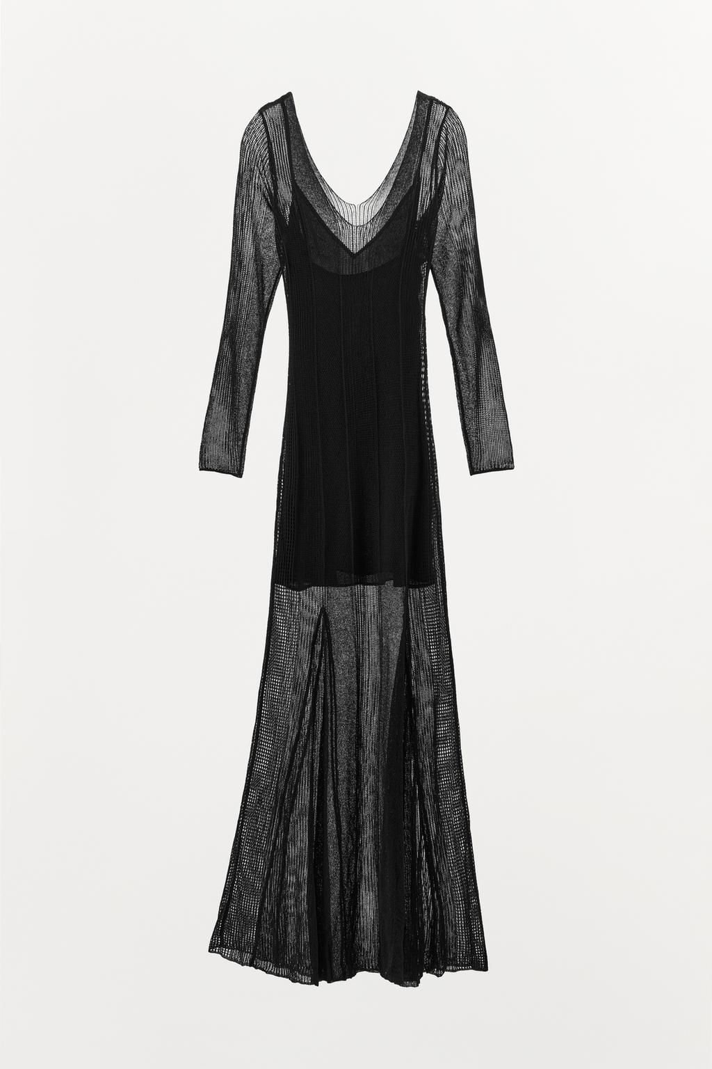 OPEN KNIT DRESS - Zara фото 6