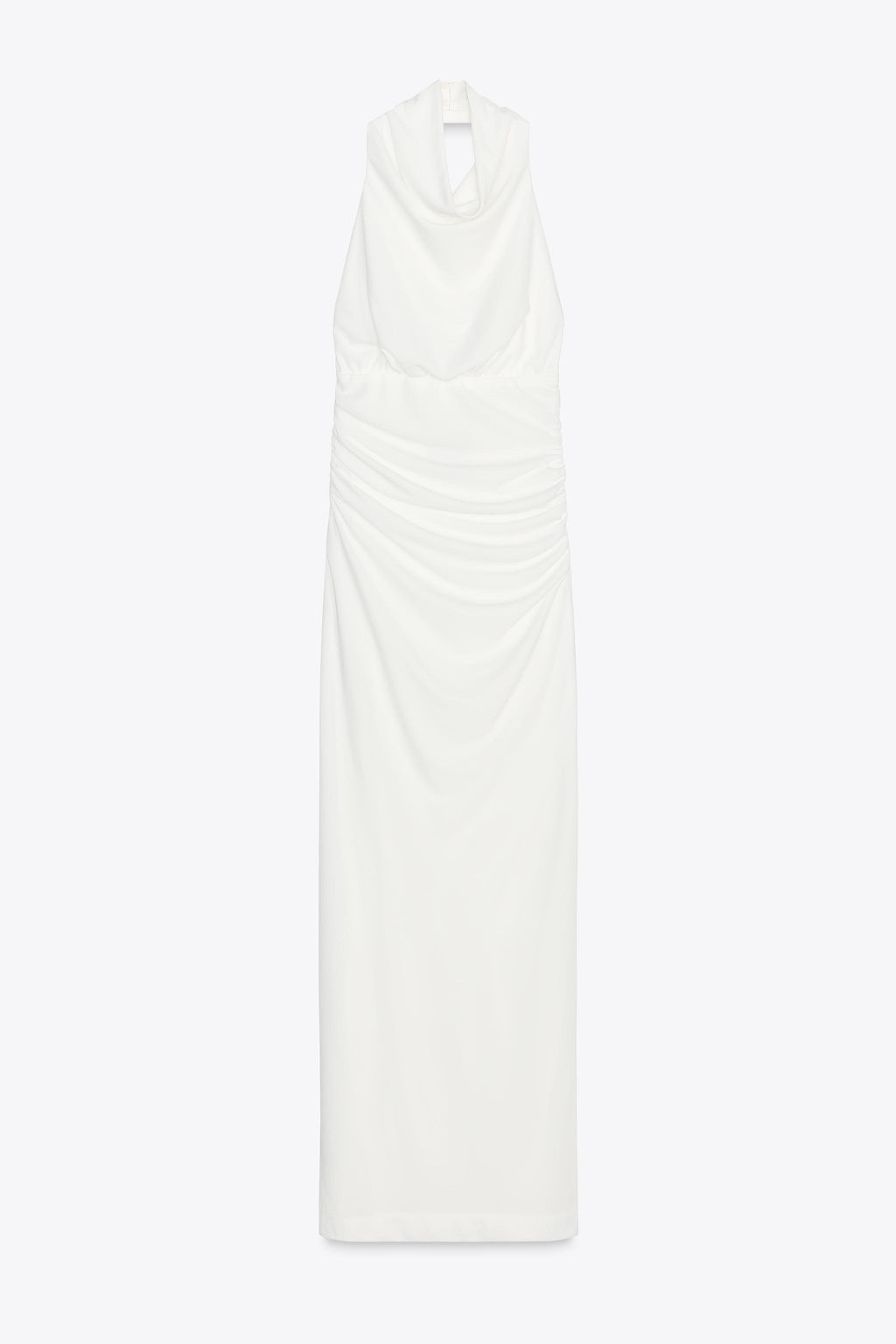 LONG HALTER DRESS WITH OPEN BACK - Zara фото 34