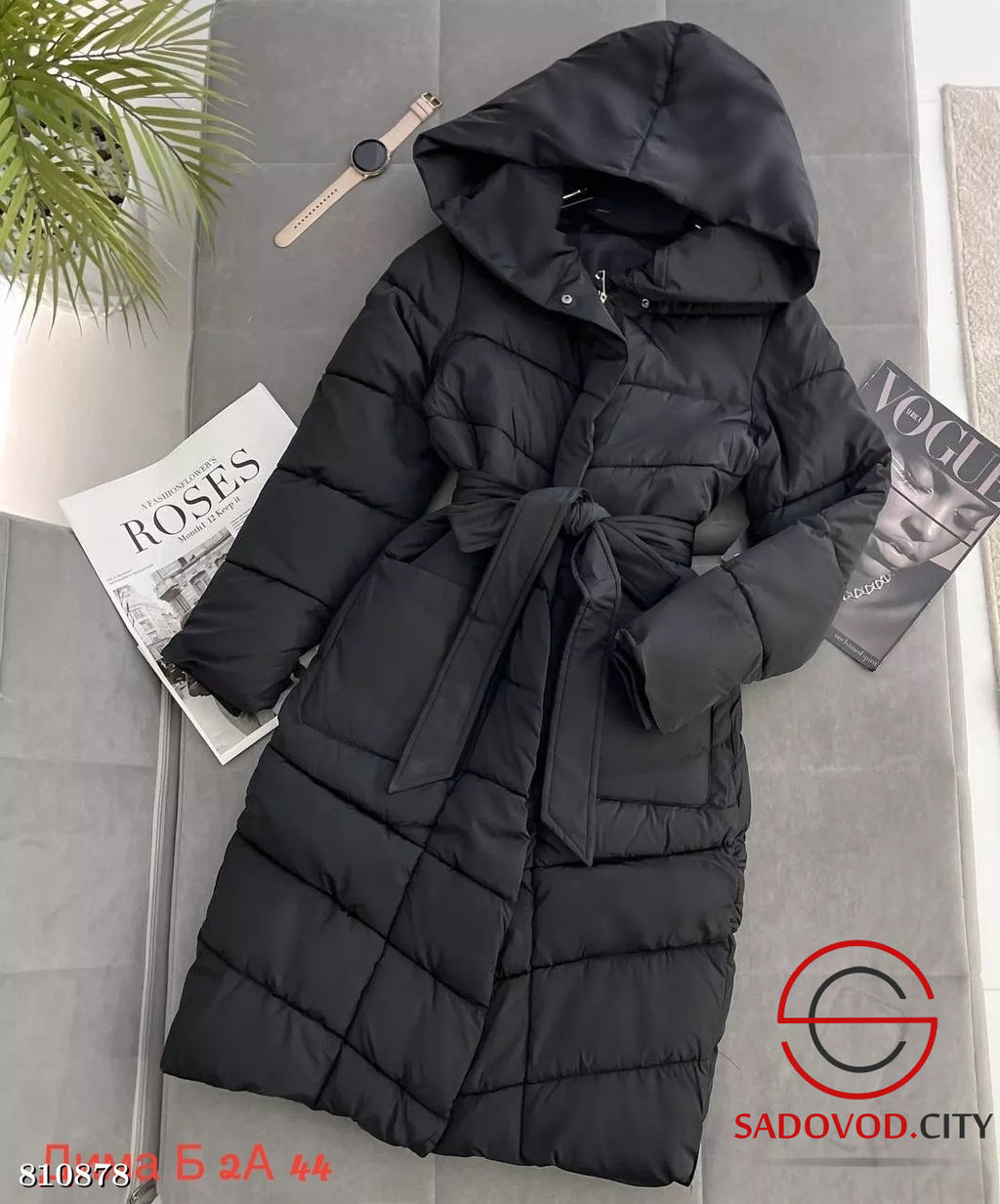 Женская зимняя куртка с капюшоном - Bruno фото 3