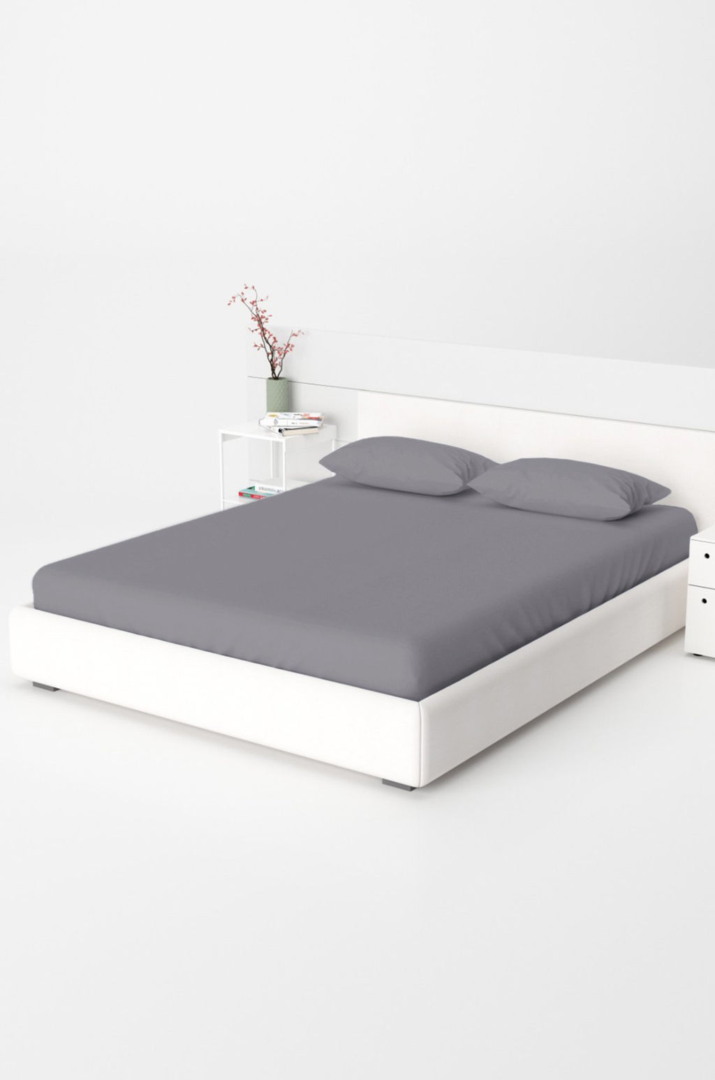 Простыня на резинке из поплина 180X200X30 Happy Fox Home  фото 6