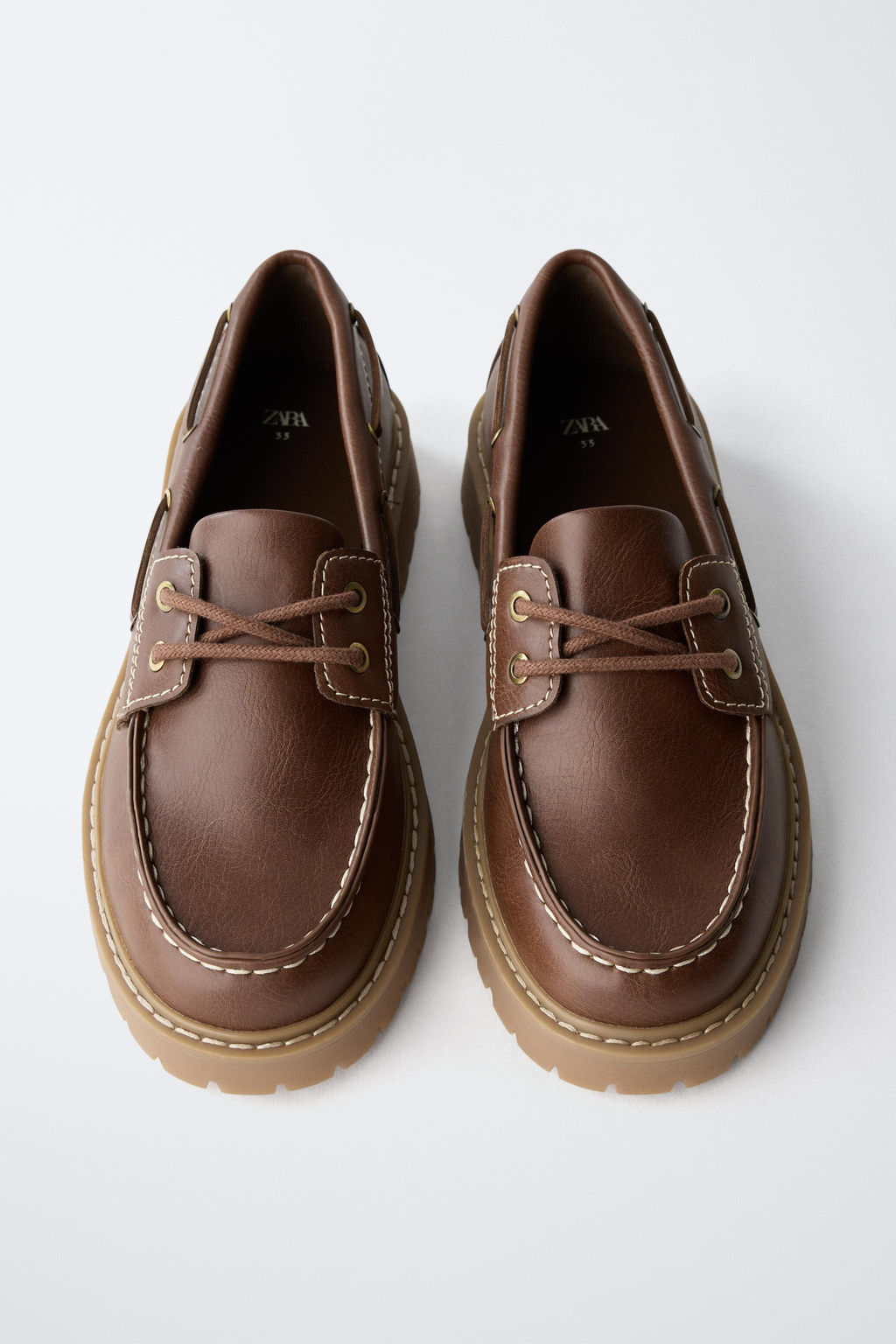 CLASSIC DECK SHOES - Zara фото 5