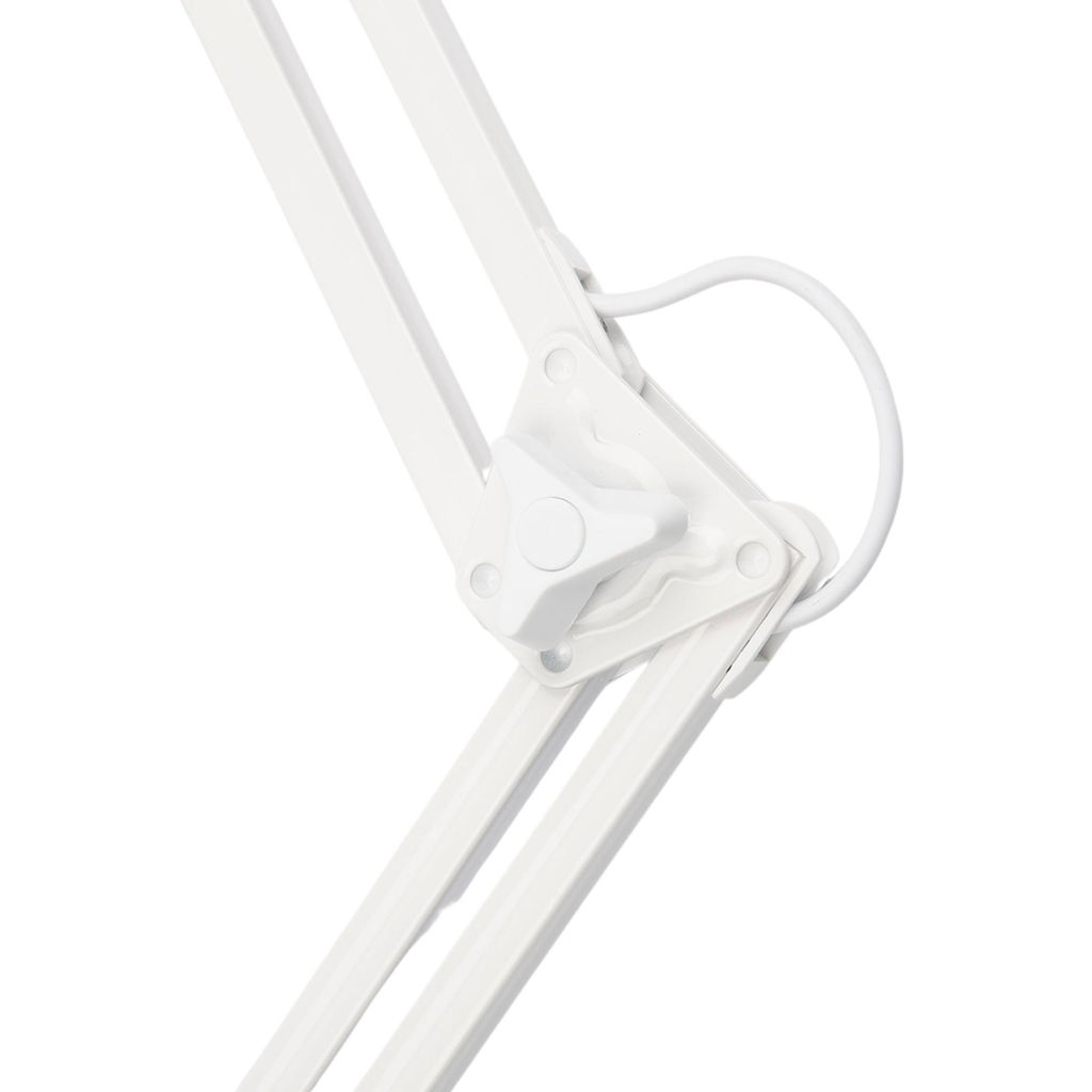 TLD-524 White/8W/Светильник настольный на струбцине/LED/500Lm/4500K/Dimmer/Цвет-белый