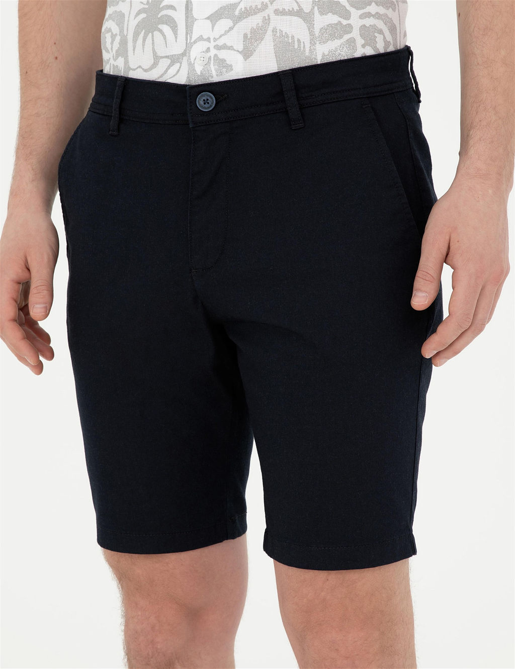 Lacivert Slim Fit Dokuma _ort - Pierre cardin фото 6