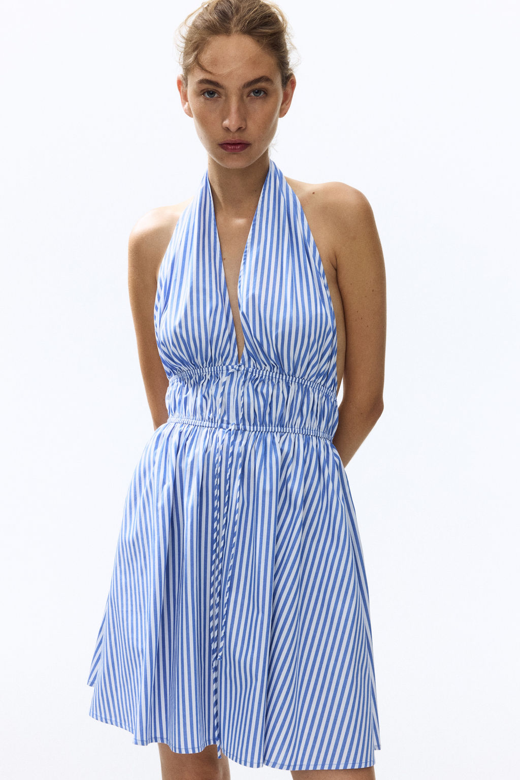 Vestido halter con cordones de ajuste - H&m фото 4