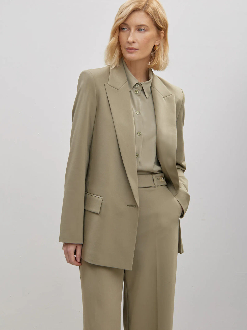 Брюки широкого кроя D283/harmonia - Emka фото 2