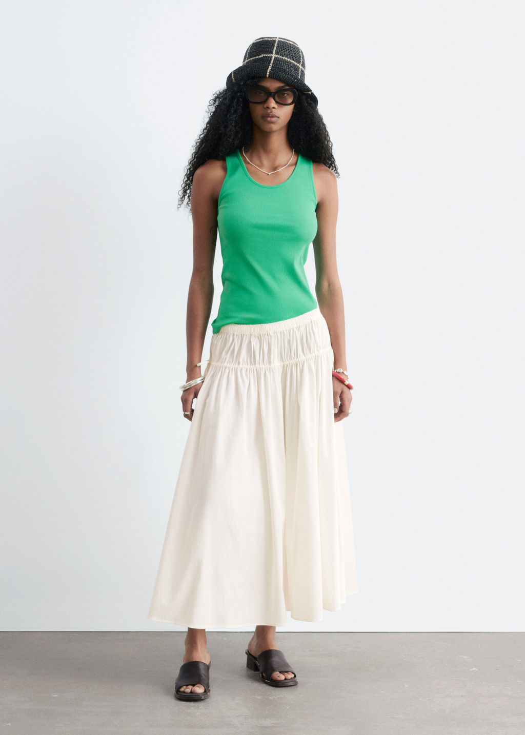 Falda midi con cord?n de ajuste - H&m фото 2