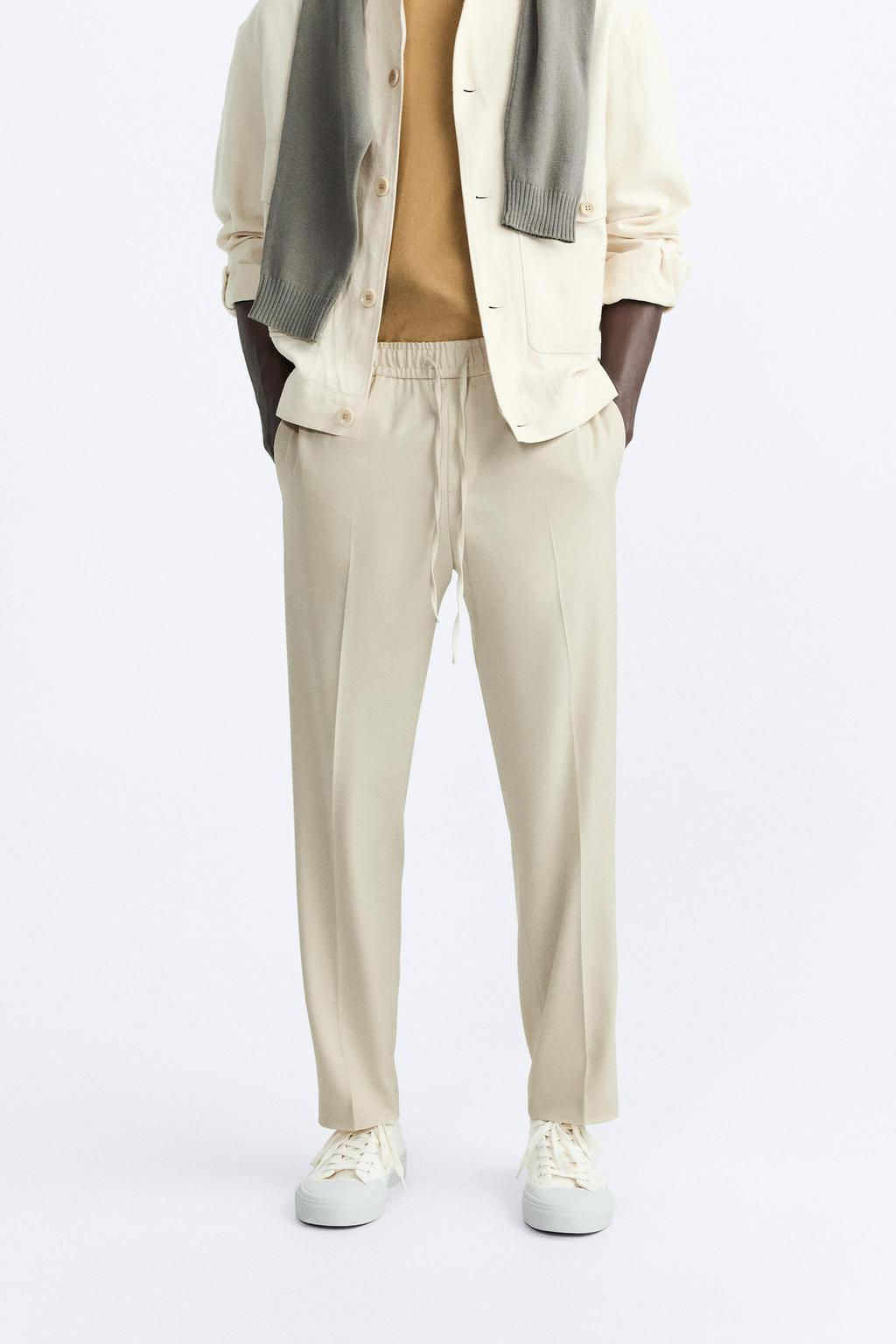 ZARA COMFORT FIT JOGGER BEL PANTOLON  фото 47