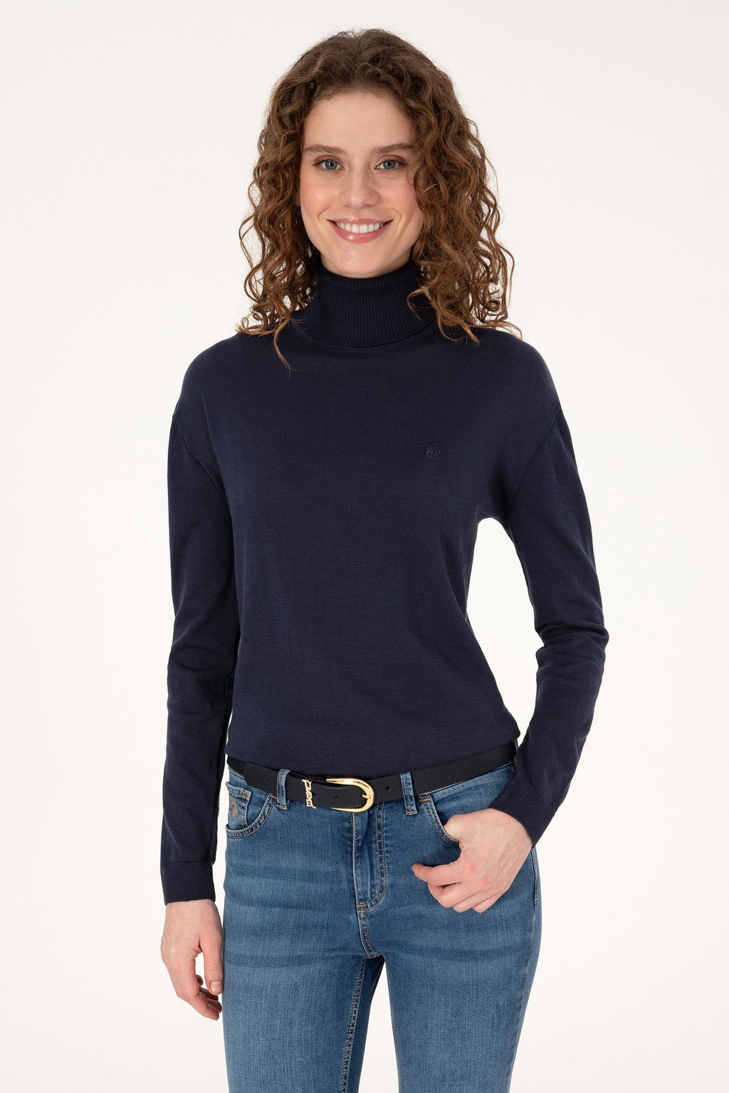 Kad_n Lacivert Basic Kazak - U.s. polo assn фото 3