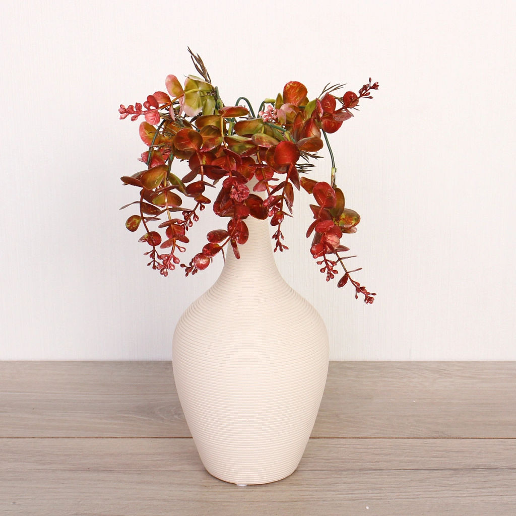 Цена за 4 шт. Искусственные цветы "Волшебство трав" 35см Эвкалипт красный