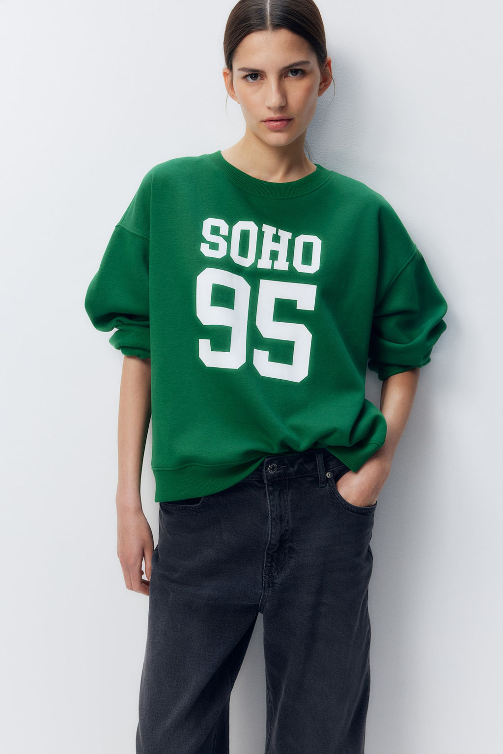 Sudadera con motivo de texto - H&m фото 3