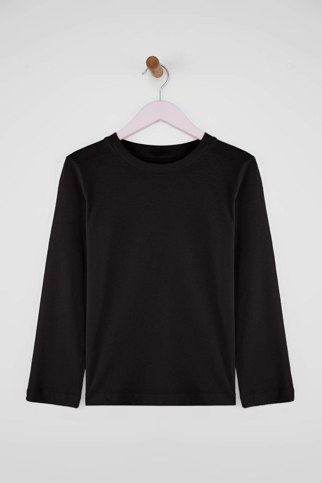 Lacivert*001 K?z Cocuk Duz Basic Bisiklet Yaka Pamuklu Orme T-Shirt TKDAW25TS00000 - Trendyolmilla фото 29