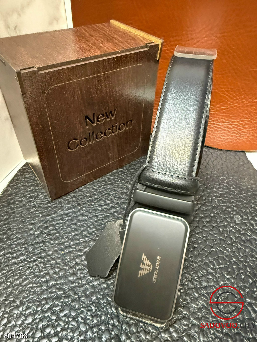 Ремень мужской с автоматической застежкой - Bruno фото 5