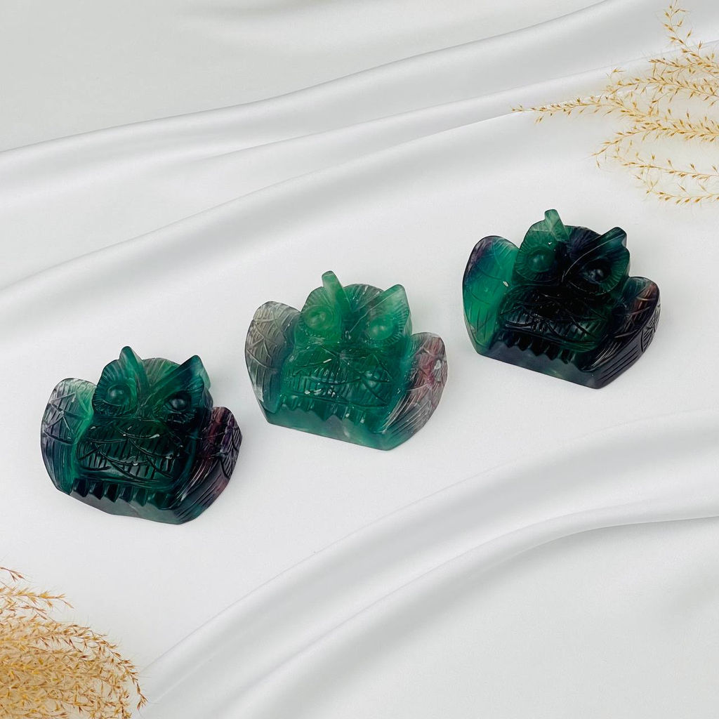 Статуэтка Сова из Флюорита