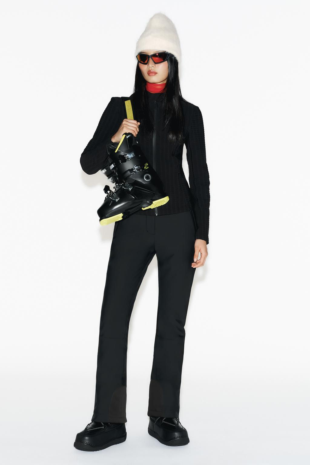 CONTRAST HOODED COAT - Zara фото 6