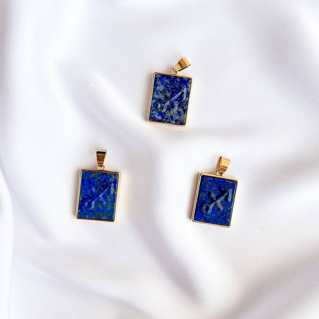 Кулон со знаком зодиака Стрелец из Лазурита - Радуга самоцветов фото 2