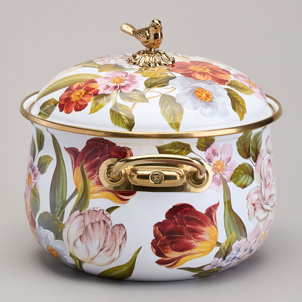 КАСТРЮЛЯ AGNESS ЭМАЛИРОВАННАЯ С КРЫШКОЙ, СЕРИЯ ФЛАНДРИЯ, 4,8Л, ДИА.22СМ  фото 3