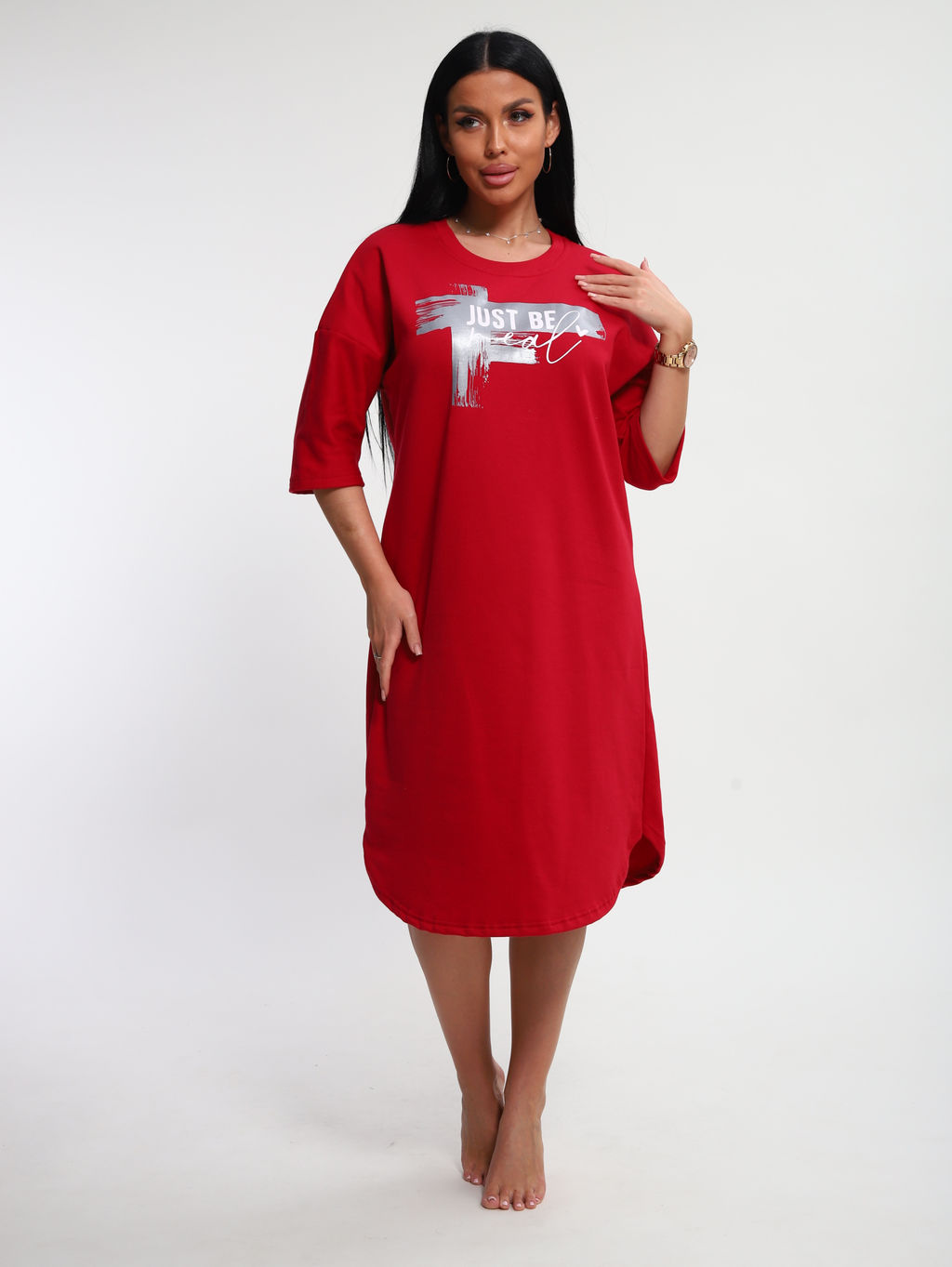 М457 Туника Даша (бордо)