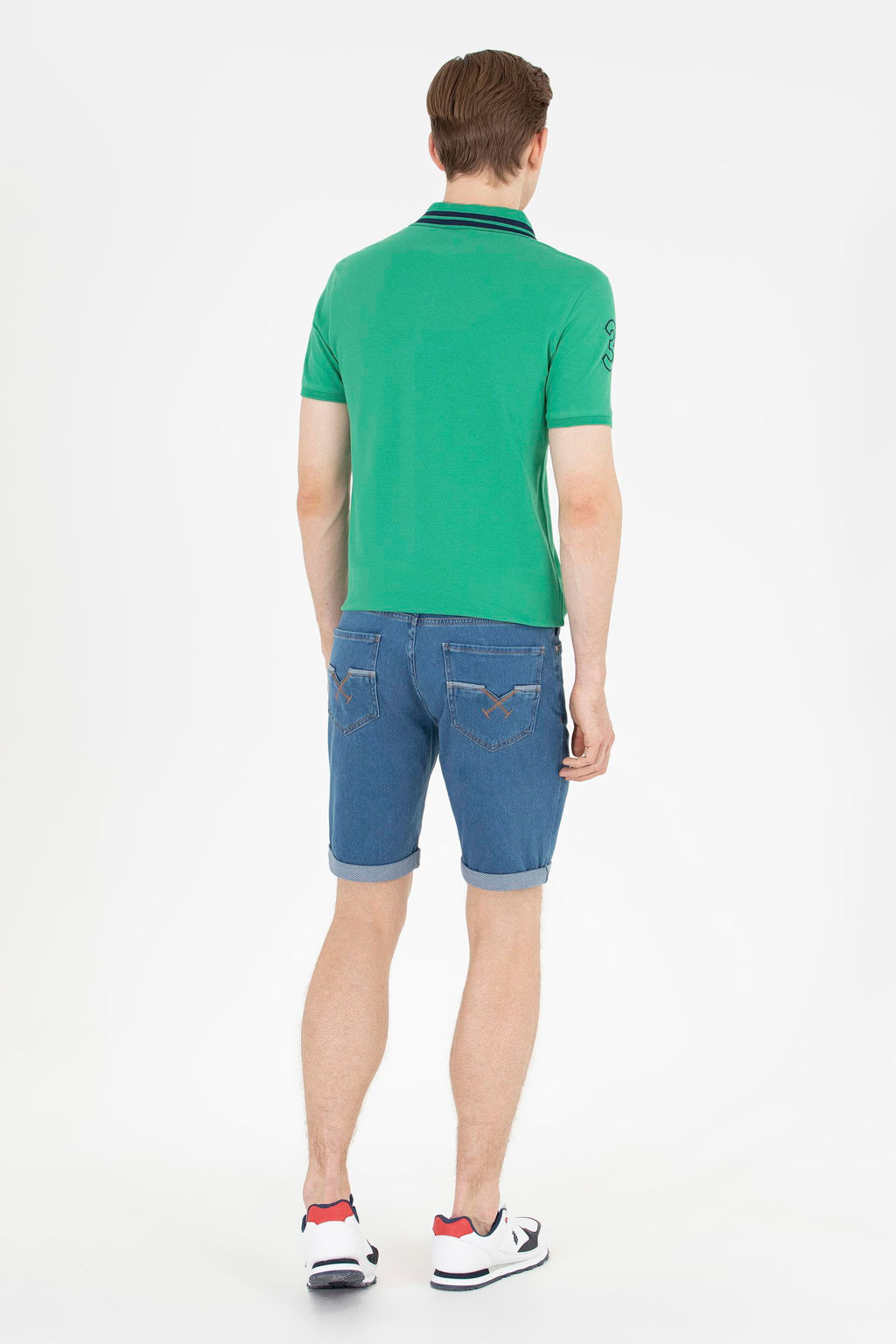 U. S. Polo Assn Мужские синие джинсовые шорты - U.s. polo assn фото 4
