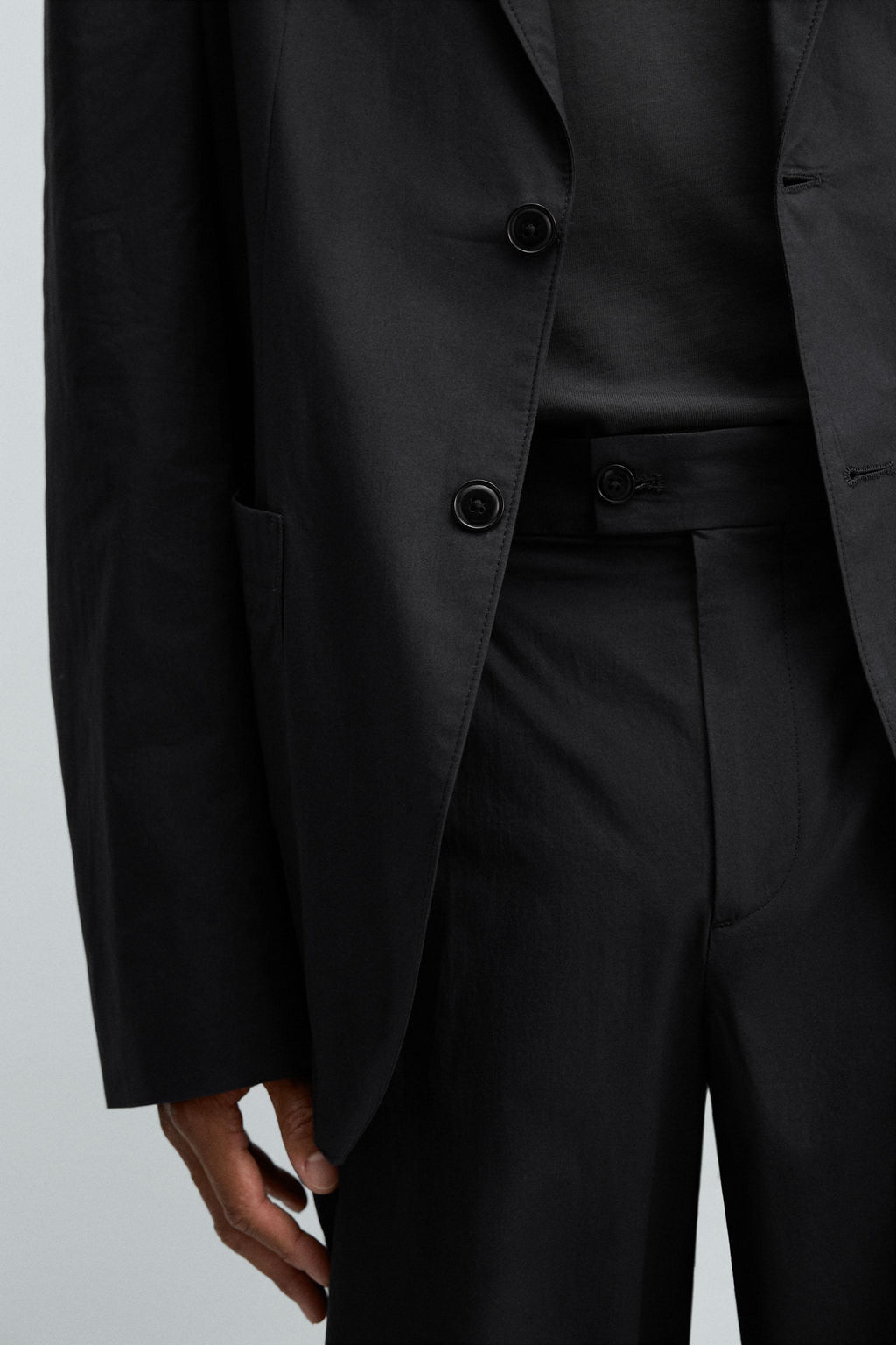 POPLIN SUIT TROUSERS - Zara фото 6
