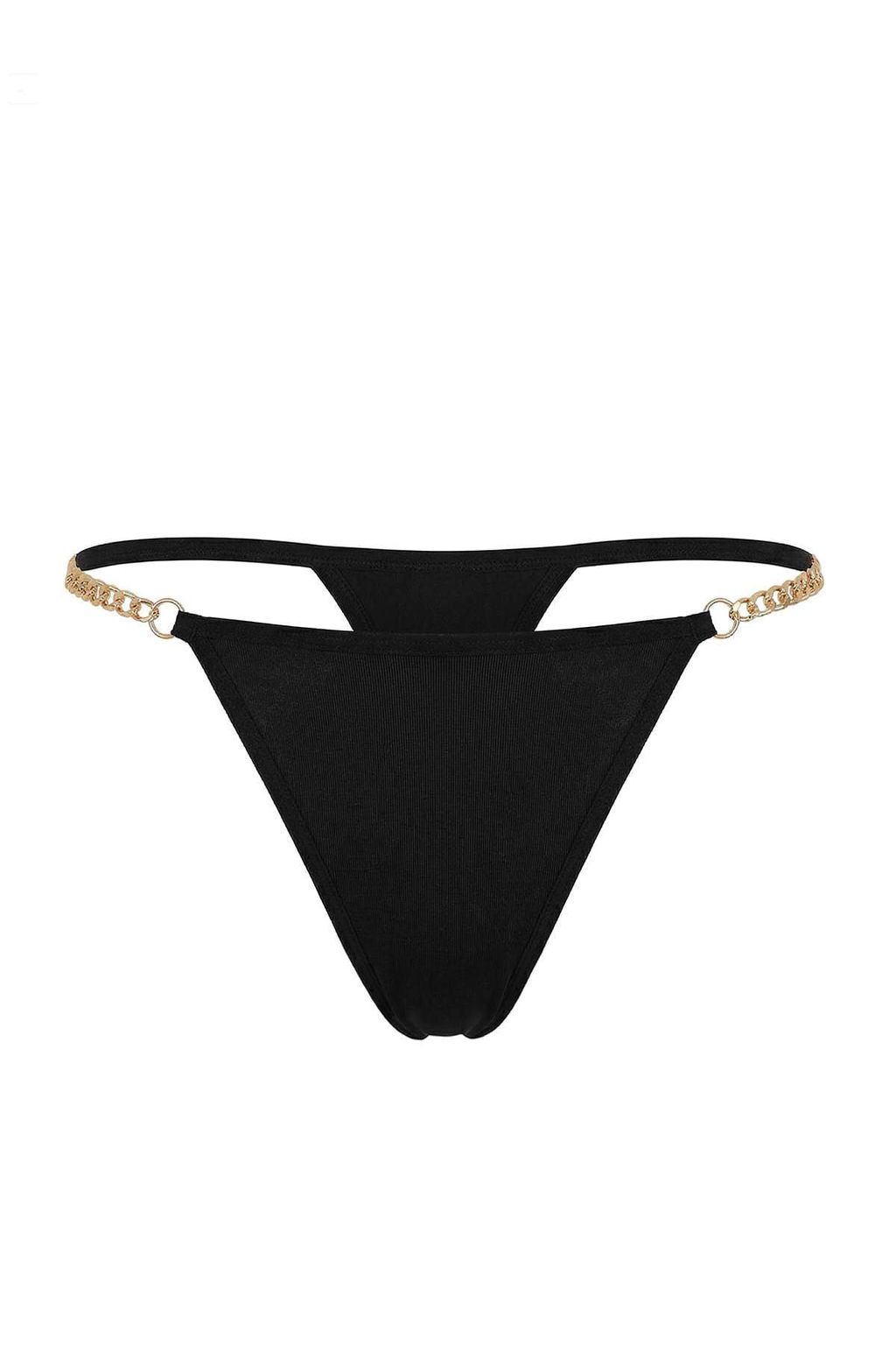 Siyah-K?rm?z? 2li Micro Zincir Detayl? String Kulot THMSS26KU00008