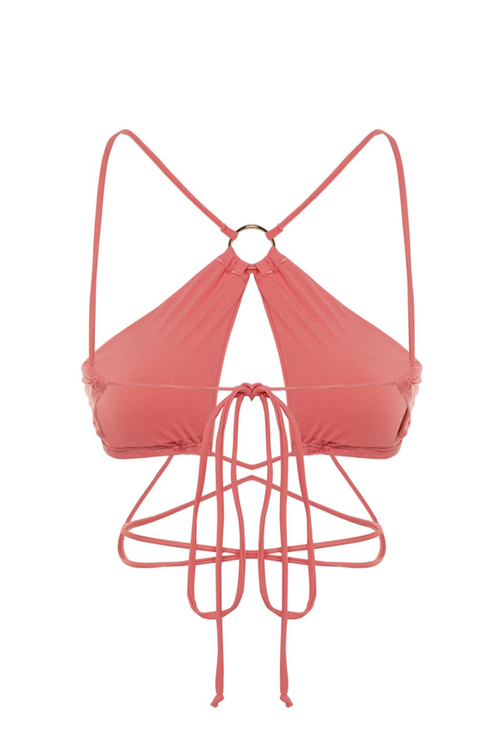 TRENDYOLMILLA Siyah Halter Yaka Aksesuarl? Bikini Ustu TBESS23BU00016  фото 8