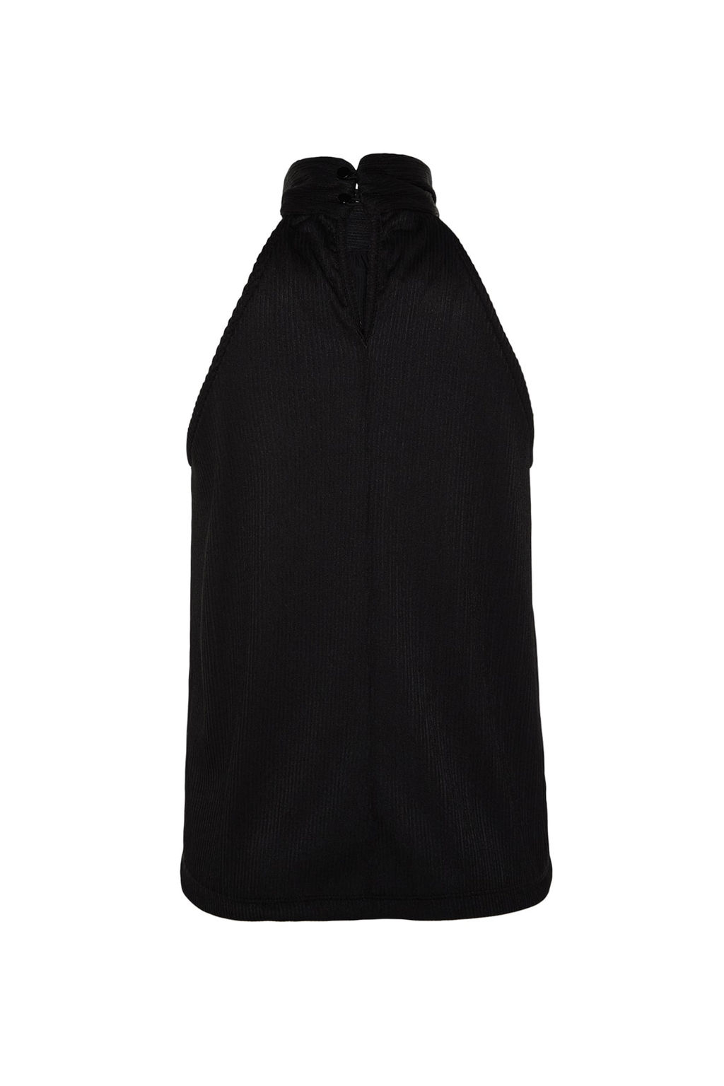 Trendyolmilla Mint Regular/Normal Kal?p Dik Yaka Fit Pilise Esnek Orme Bluz TWOSS23BZ00952 фото 21