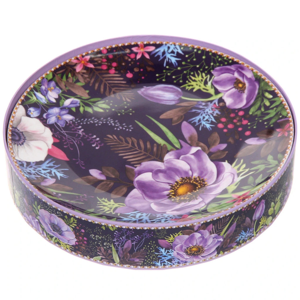 Тарелка керамическая в наборе 2шт "Цветочный сад" 20,5см