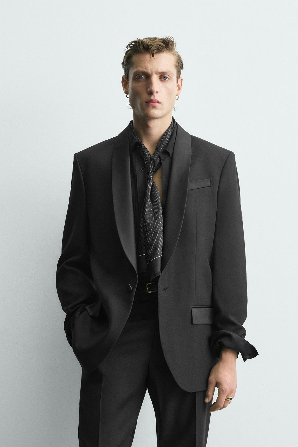WOOL TUXEDO BLAZER - Zara фото 2
