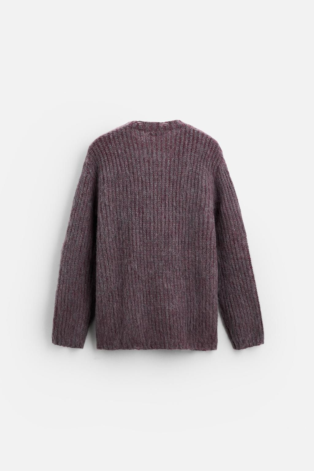 BRUSHED TEXTURE SWEATER - Zara фото 7