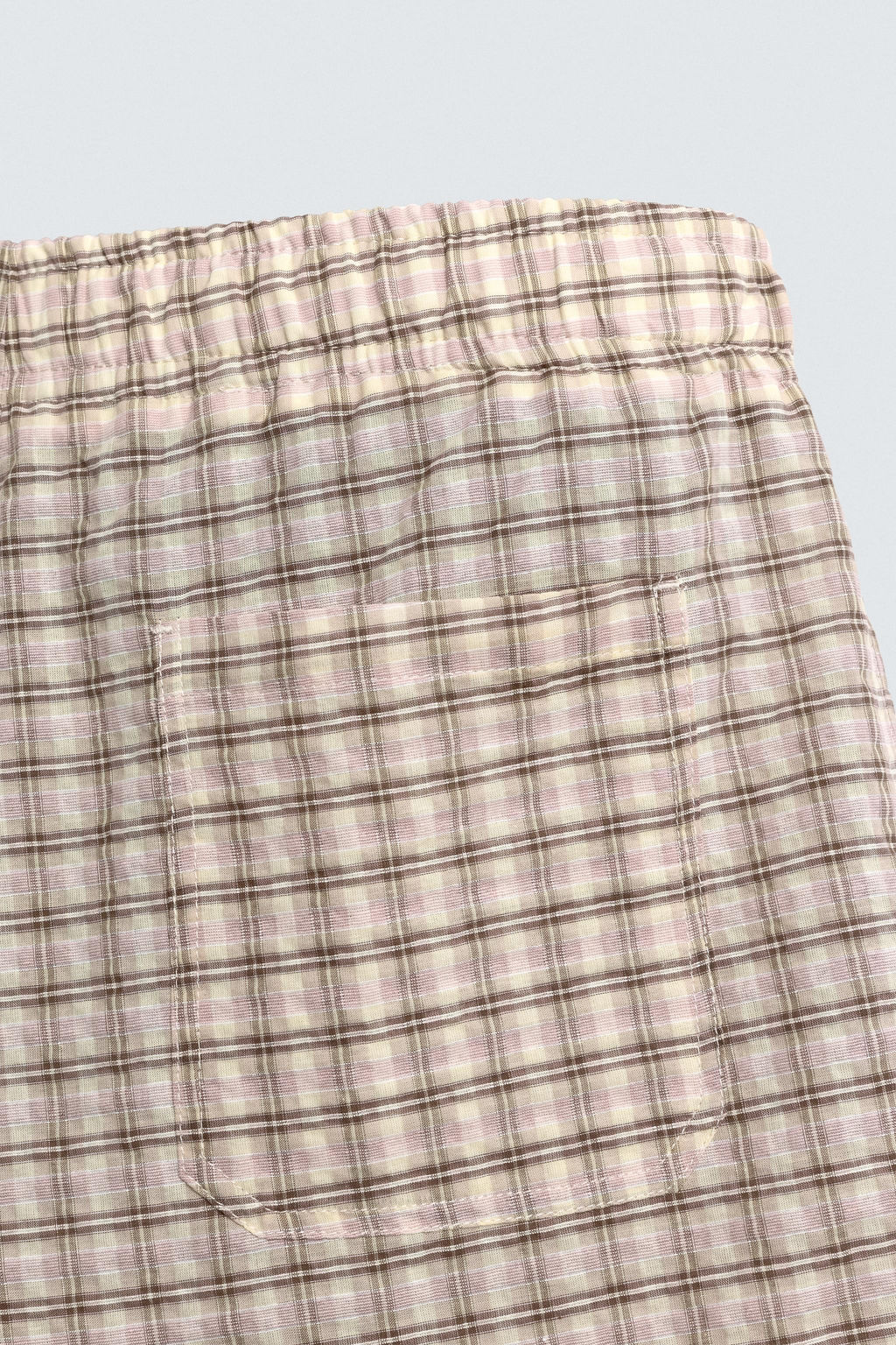 TEXTURED CHECK BERMUDA SHORTS - Zara фото 10