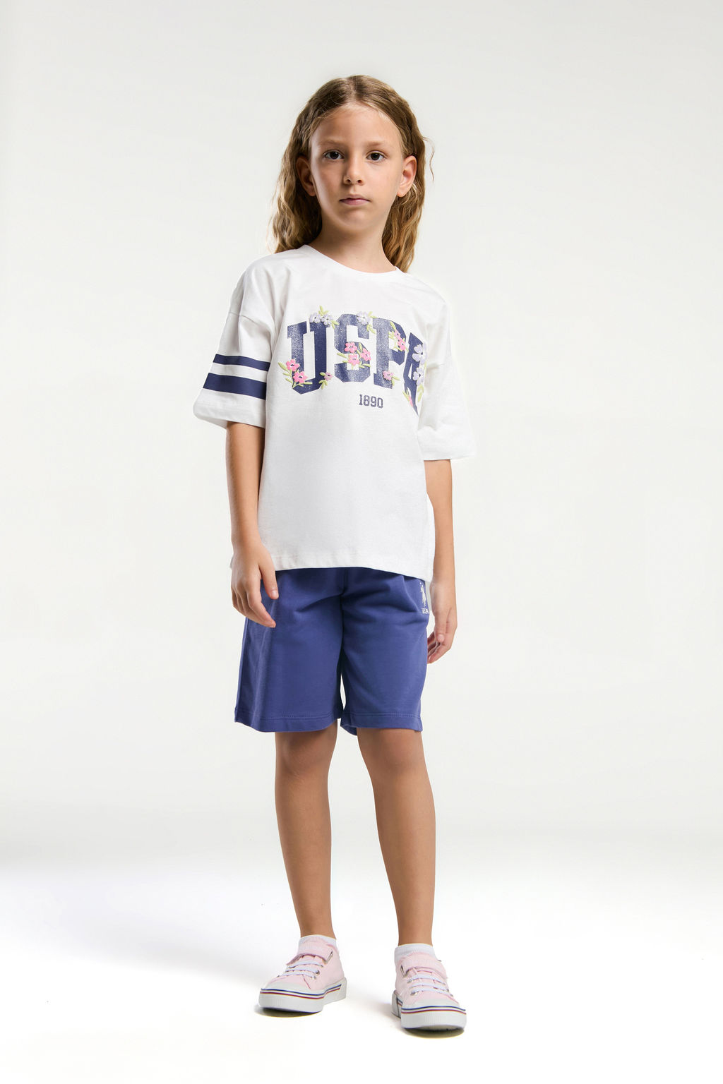 K_z _ocuk Mor _ortlu Pijama Tak_m_ Sepette S_rpriz _ndirim - U.s. polo assn фото 6