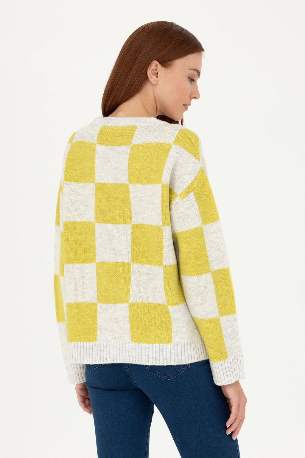 Женский свитер фисташкового зеленого цвета - U.s. polo assn фото 5