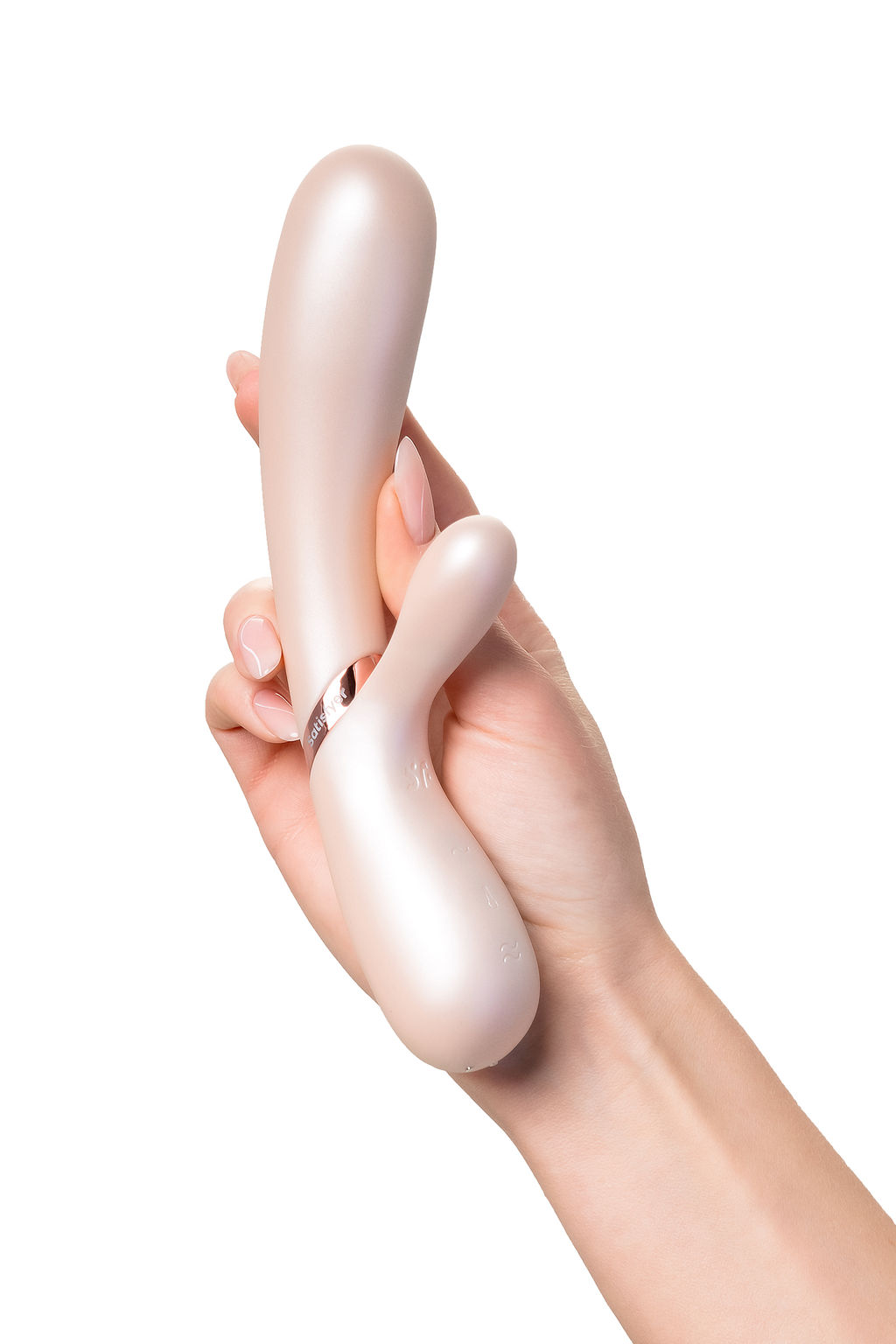 Вибратор Satisfyer Hot Lover с клиторальным стимулятором, серебряный  фото 7