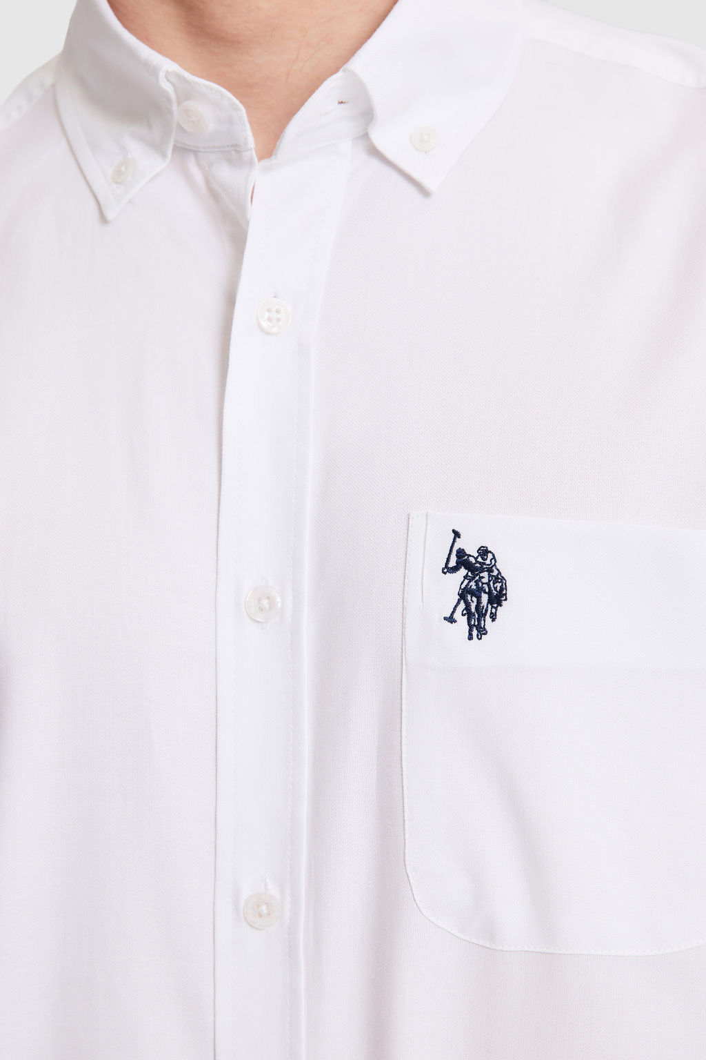Erkek Beyaz K_sa Kollu G_mlek - U.s. polo assn фото 6
