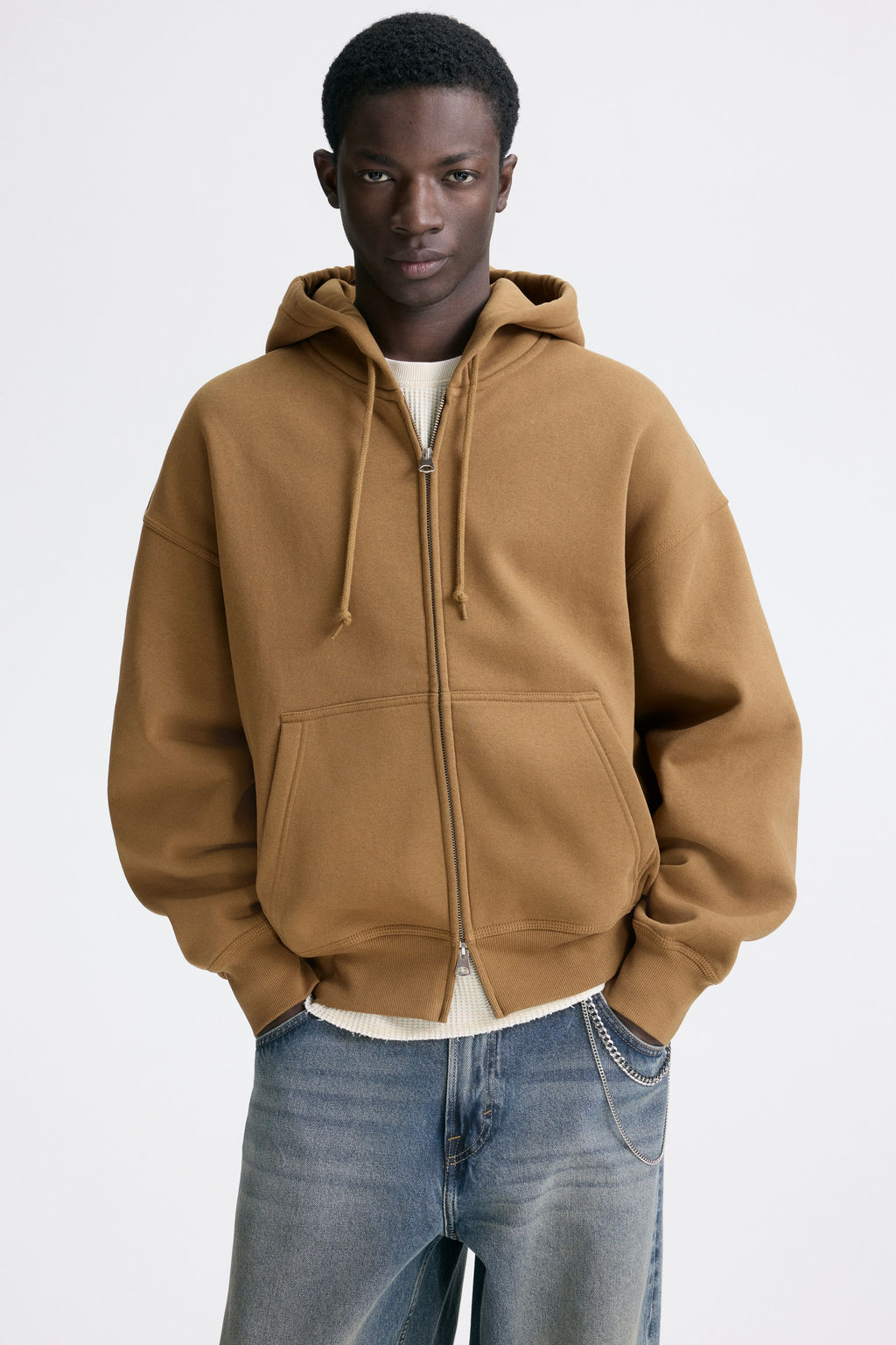 Chaqueta sudadera con capucha Oversized Fit - H&m фото 9