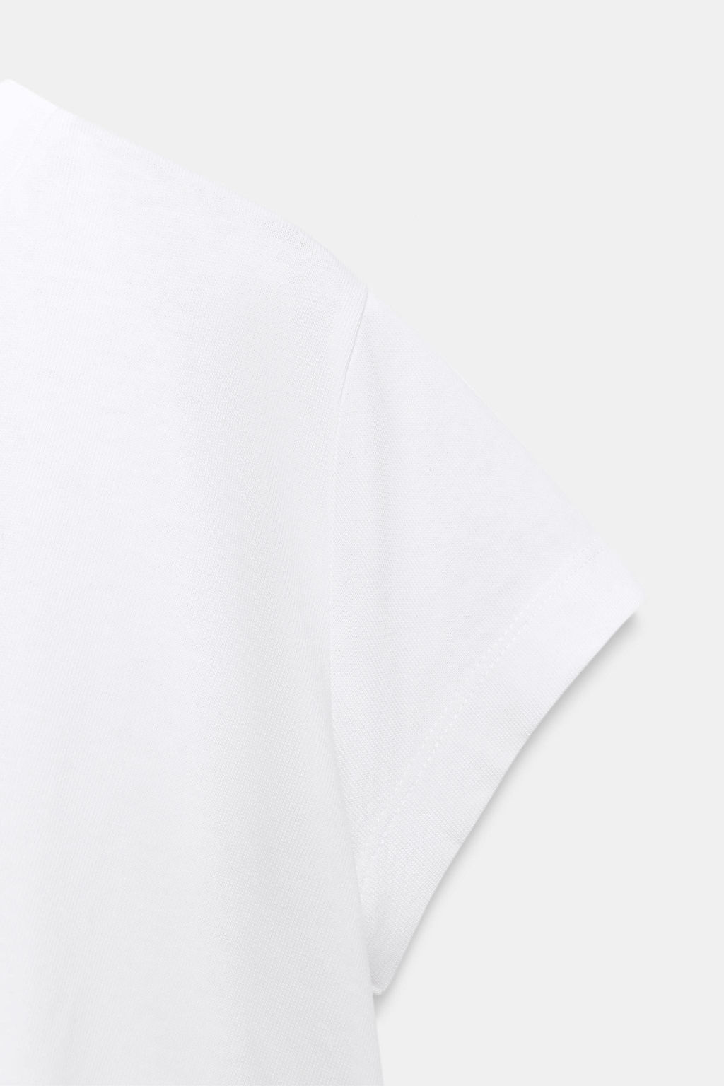 CAMISETA ASIM?TRICA ALGOD?N / Blanco - Zara фото 7