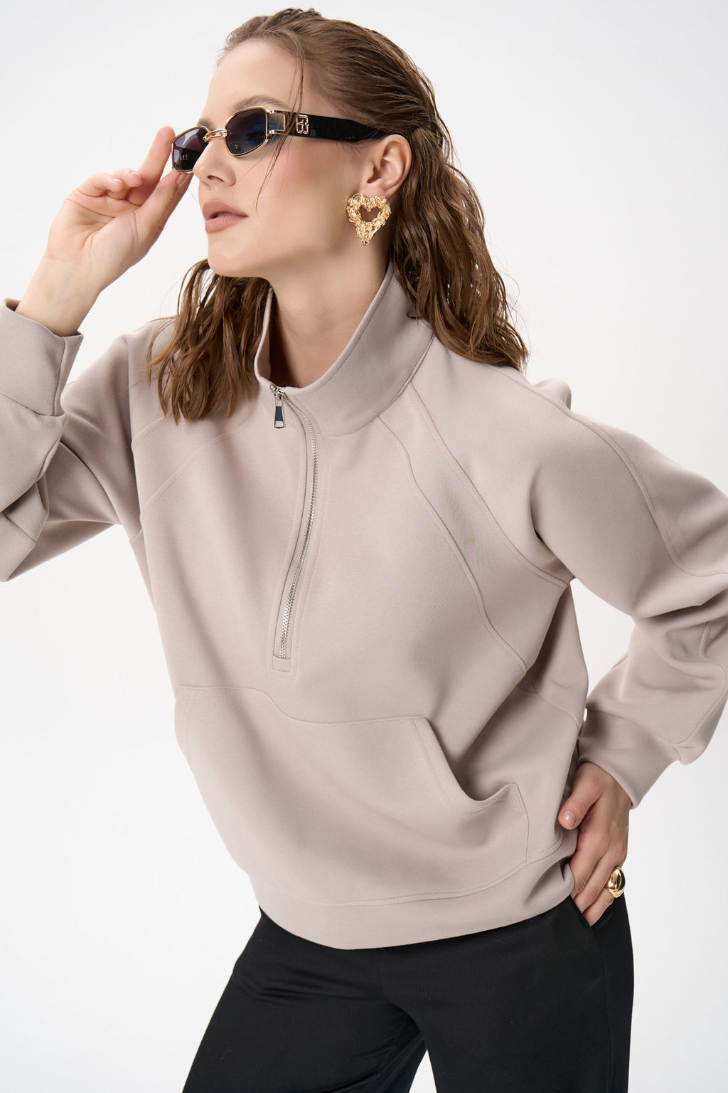 Свитшот Деми (бежевый) - Эльза фото 25