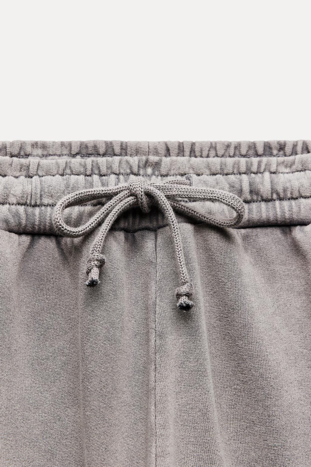 FADED JOGGING TROUSERS - Zara фото 8