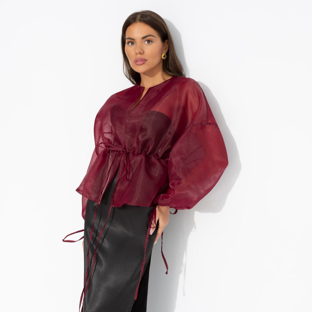 Жакет дизайнерский, Вершина восхищения (бордовый) - Charutti фото 6