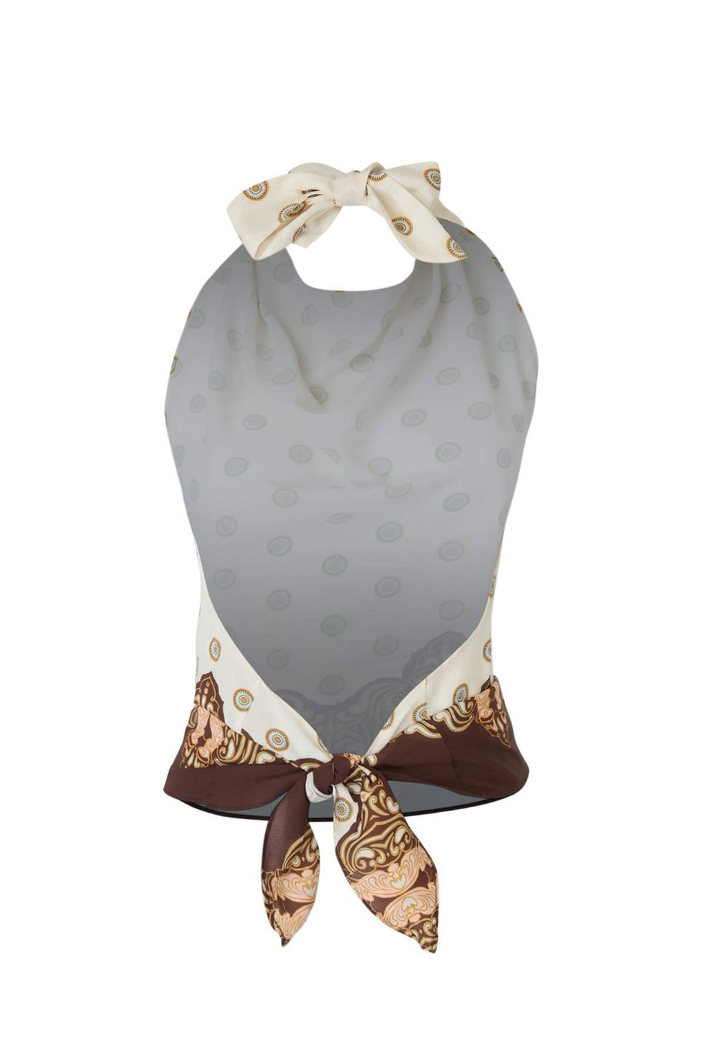 Limited Edition Cok Renkli Desenli Arkas? Baglama Detayl? Bluz TWOSS26BZ00588 - Trendyolmilla фото 2